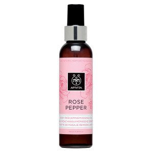 APIVITA OLIO CORPO RIMODELLANTE ROSA E PEPE NERO 150ML