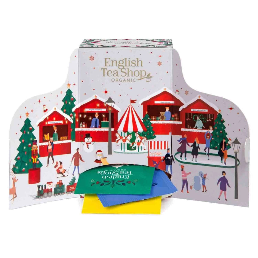MERCATINO DI NATALE-CALENDARIO AVVENTO DEL TE' 24 BUSTINE