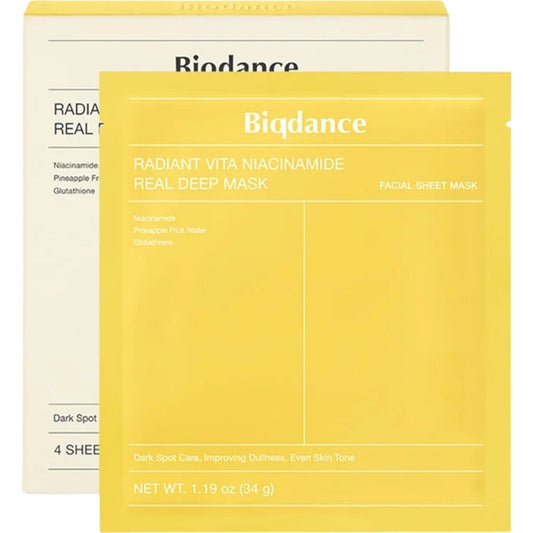 BIODANCE RADIANT VITA NIACINAMIDE REAL DEEP MASK