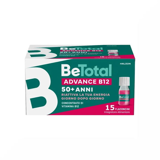 BE-TOTAL ADVANCE B12 INTEGRATORE 50+ ANNI- 15 FLACONCINI