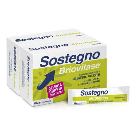 BRIOVITASE SOSTEGNO BIPACK (FORMATO CONVENIENZA) GUSTO LIMONE