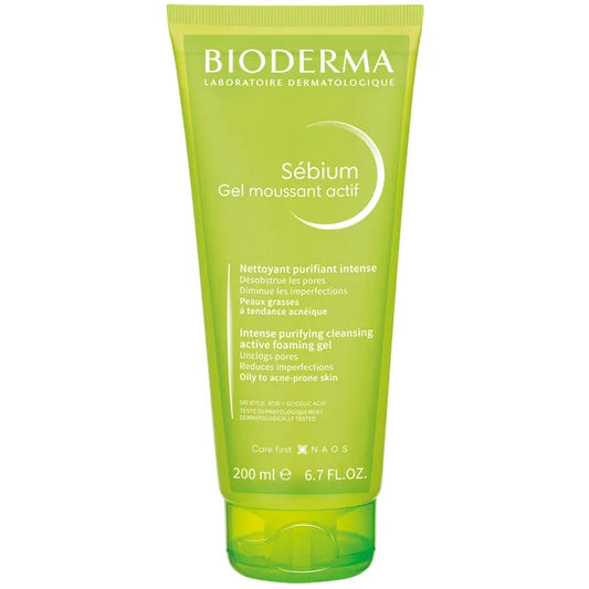 BIODERMA SEBIUM MOUSSANT ACTIF GEL DETERGENTE PELLE GRASSA 200ML