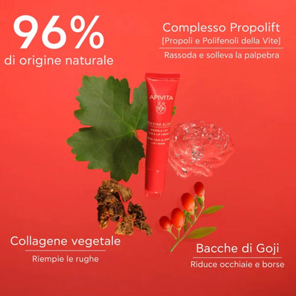 APIVITA BEEVINE ELIXIR CREMA ANTI-RUGHE CONTORNO OCCHI E LABBRA 15ML