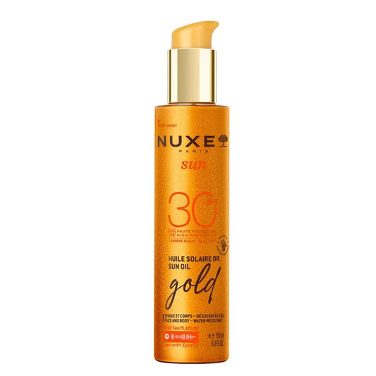 NUXE SUN OLIO SOLARE DORATO VISO E CORPO AD ALTA PROTEZIONE SPF30 150 ML
