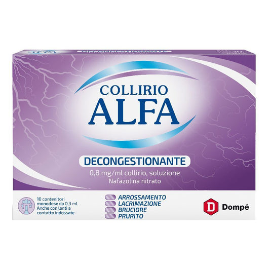COLLIRIO ALFA DECONGESTIONANTE 10 CONTENITORI MONODOSE