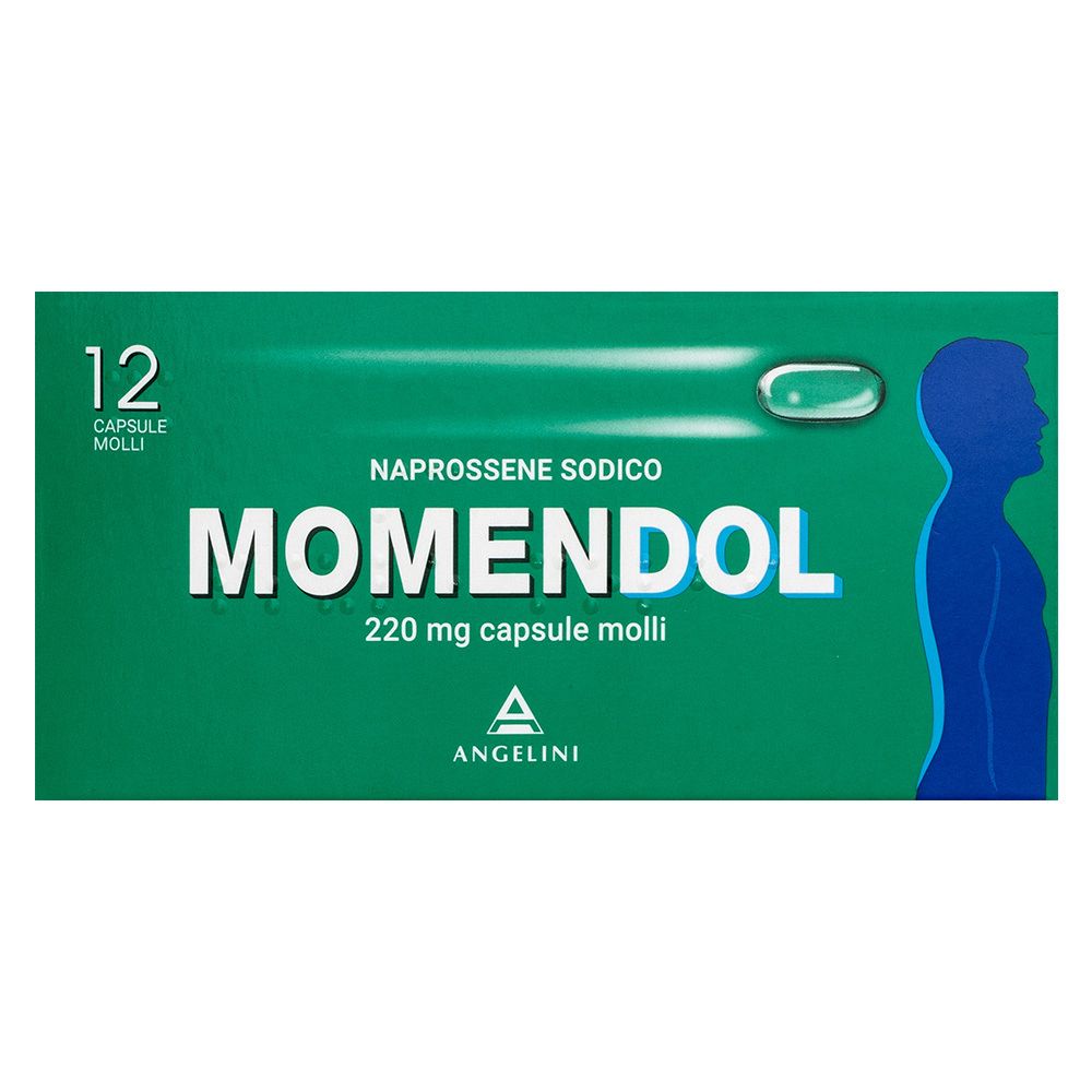 MOMENDOL 220MG ANTINFIAMMATORIO 12 CAPSULE MOLLI