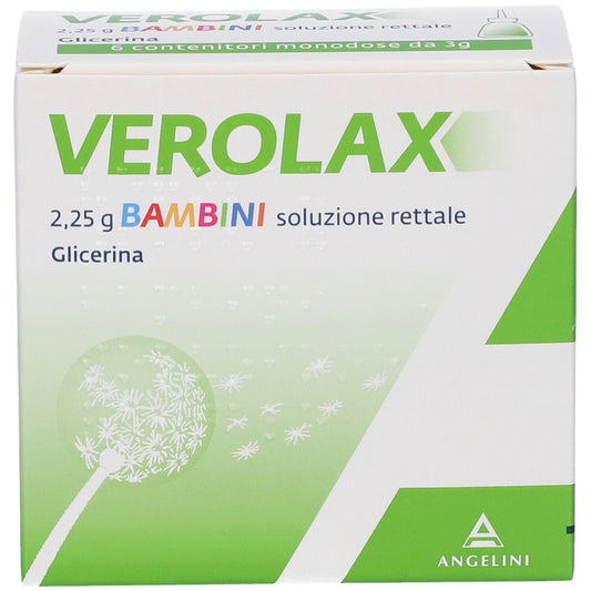 VEROLAX BAMBINI SOLUZIONE RETTALE 6 CONTENITORI MONODOSE