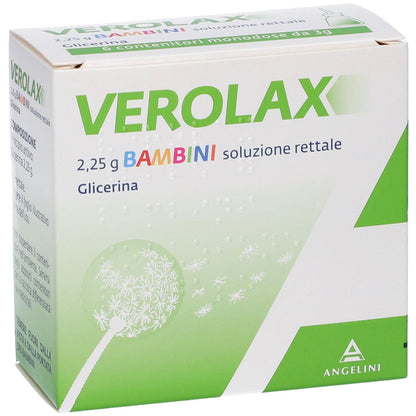 VEROLAX BAMBINI SOLUZIONE RETTALE 6 CONTENITORI MONODOSE