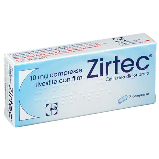 ZIRTEC 7 COMPRESSE RIVESTITE CON FILM  DA 10 MG
