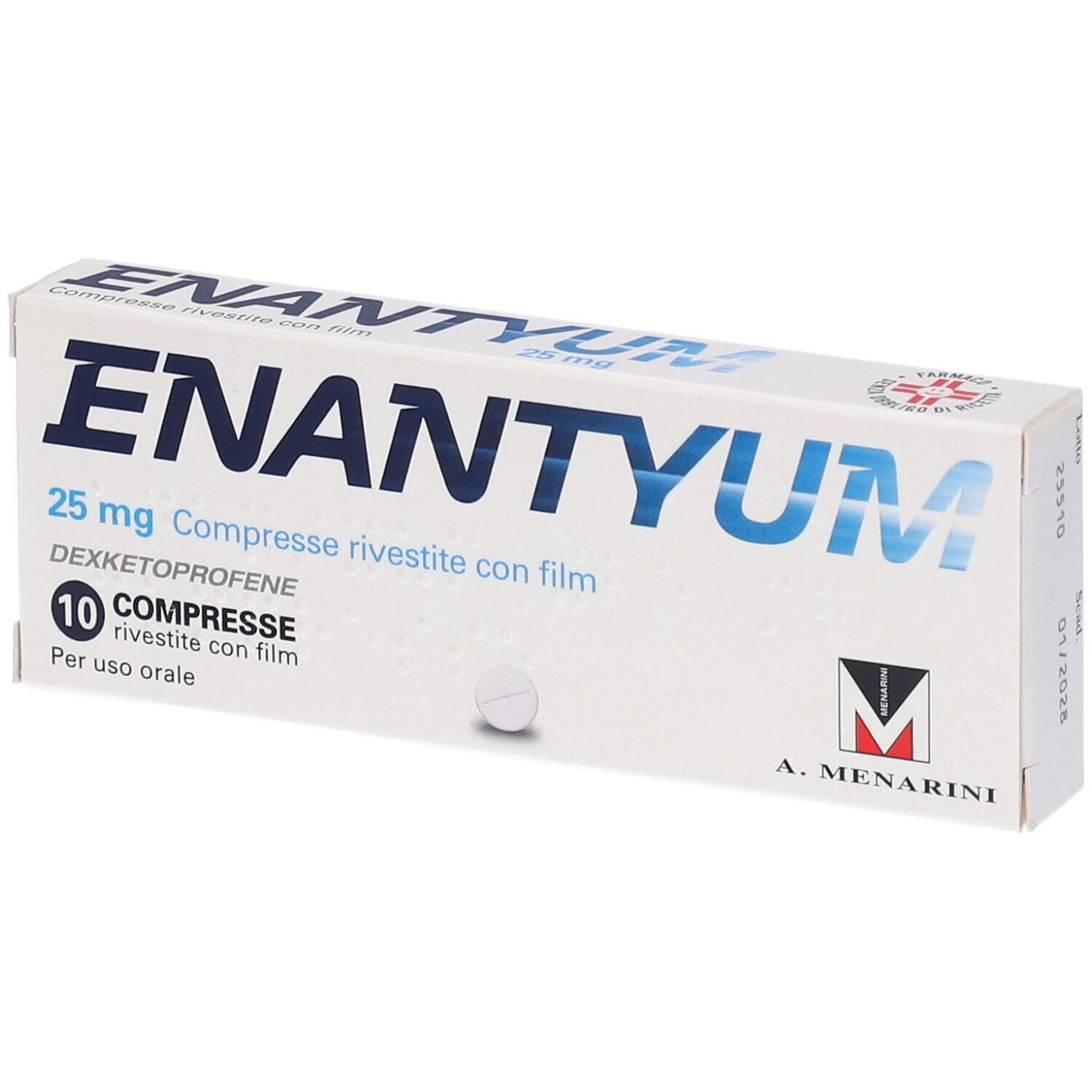 ENANTYUM 25MG ANTINFIAMMATORIO 10 COMPRESSE RIVESTITE CON FILM