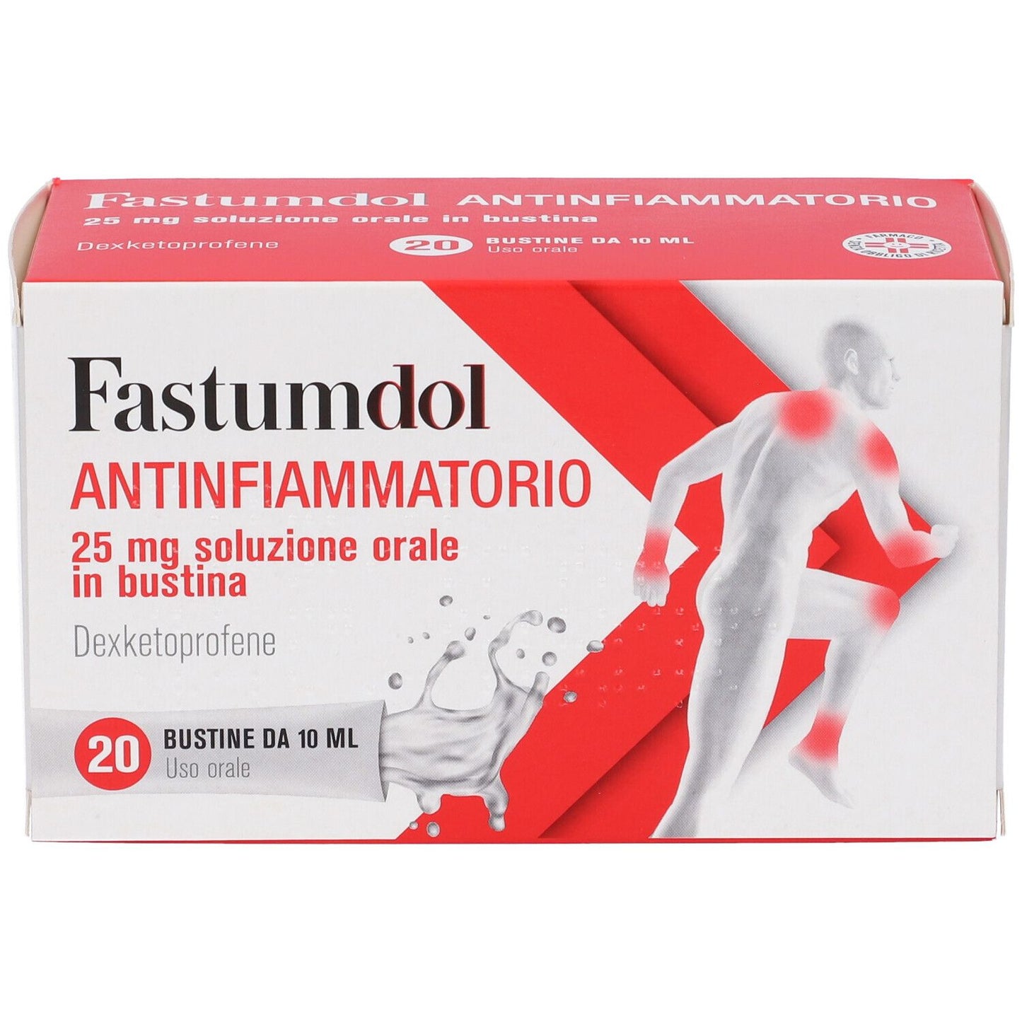 FASTUMDOL ANTINFIAMMATORIO 25MG SOLUZIONE ORALE 20 BUSTINE DA 10ML