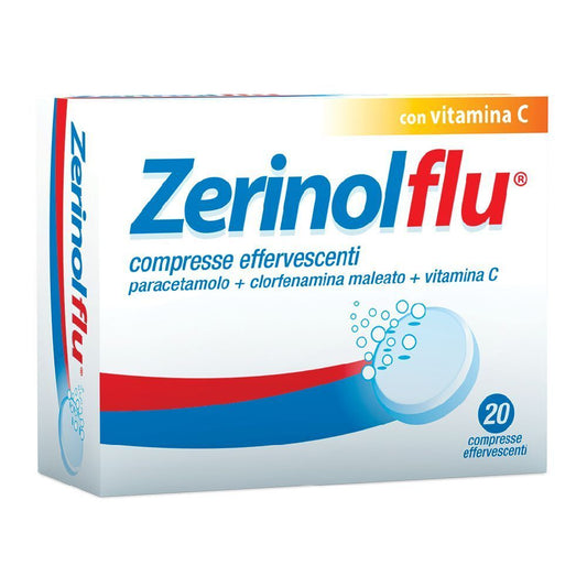 ZERINOFLU CON VITAMINA C 20 COMPRESSE EFFERVESCENTI