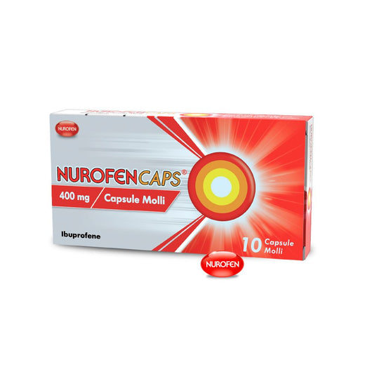 NUROFENCAPS 400MG 10 CAPSULE MOLLI