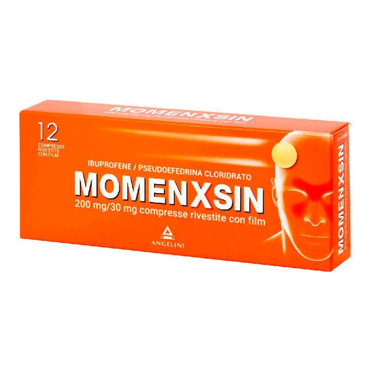MOMENXSIN 200MG + 30MG 12 COMPRESSE RIVESTITE