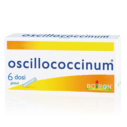 OSCILLOCOCCINUM OMEOPATICO 200K 6 TUBI DOSI GLOBULI BOIRON
