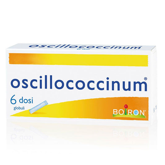 OSCILLOCOCCINUM OMEOPATICO 200K 6 TUBI DOSI GLOBULI BOIRON