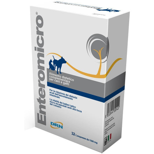 ENTEROMICRO FLORA INTESTINALE 32 COMPRESSE PER CANI E GATTI