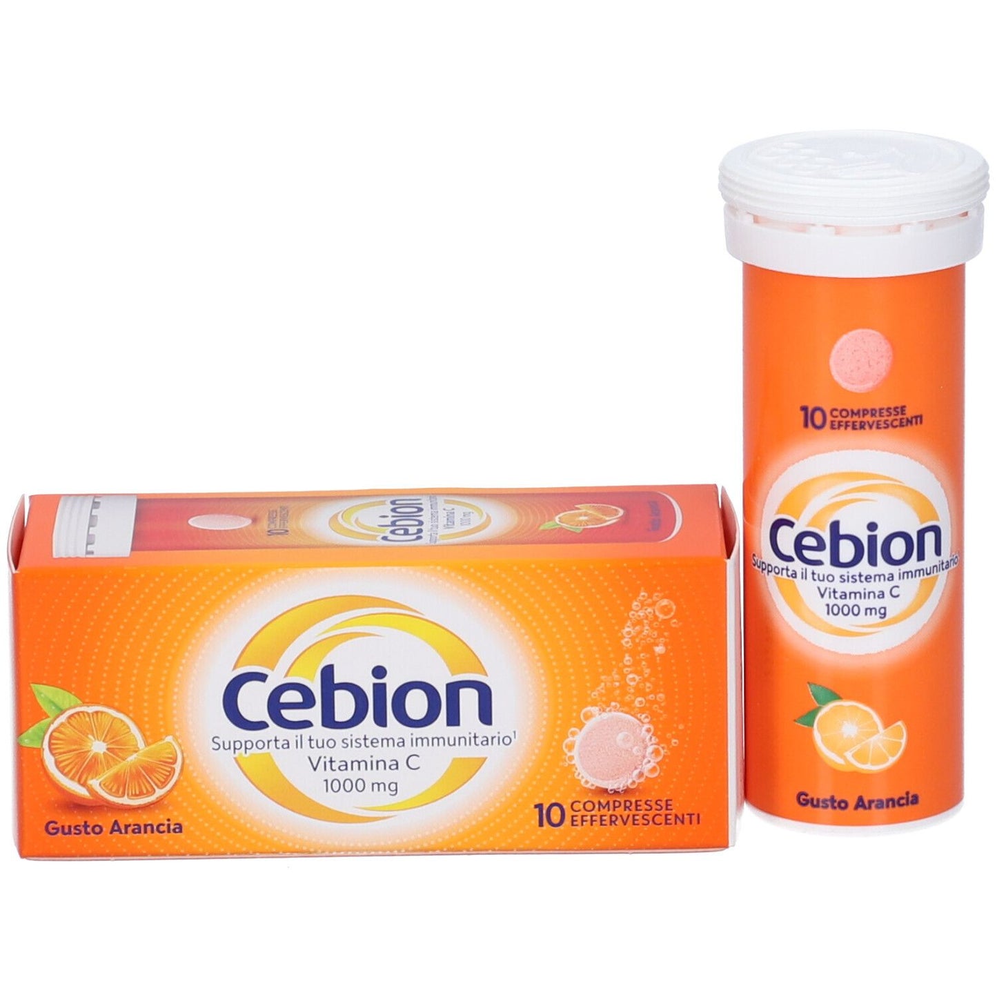 CEBION 1G VITAMINA C GUSTO ARANCIA 10 COMPRESSE EFFERVESCENTI