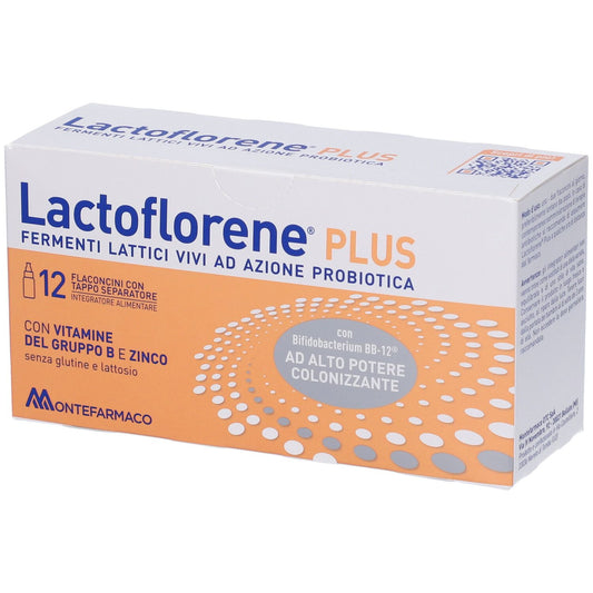 LACTOFLORENE PLUS INTEGRATORE ALIMENTARE DI PROBIOTICI 12 FLACONCINI 10ML