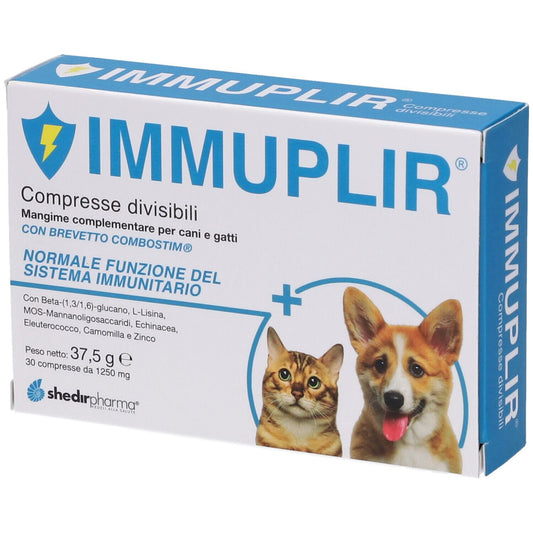 IMMUPLIR MANGIME COMPLEMENTARE PER CANI E GATTI 30 COMPRESSE DIVISIBILI