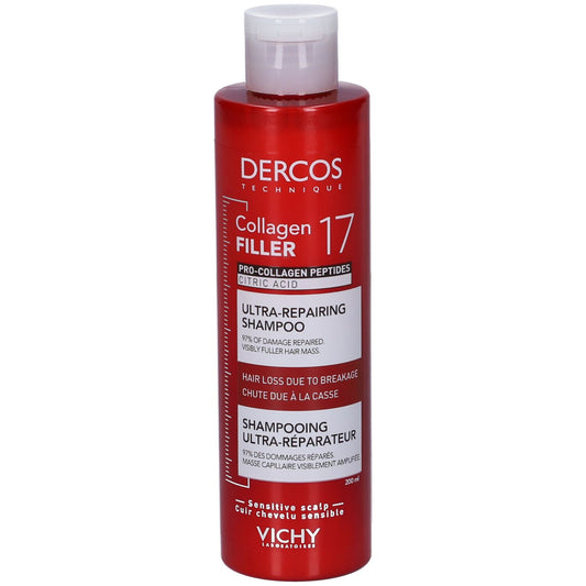 DERCOS SHAMPOO ULTRA- RIPARATORE COLLAGEN 17 FILLER 200ML