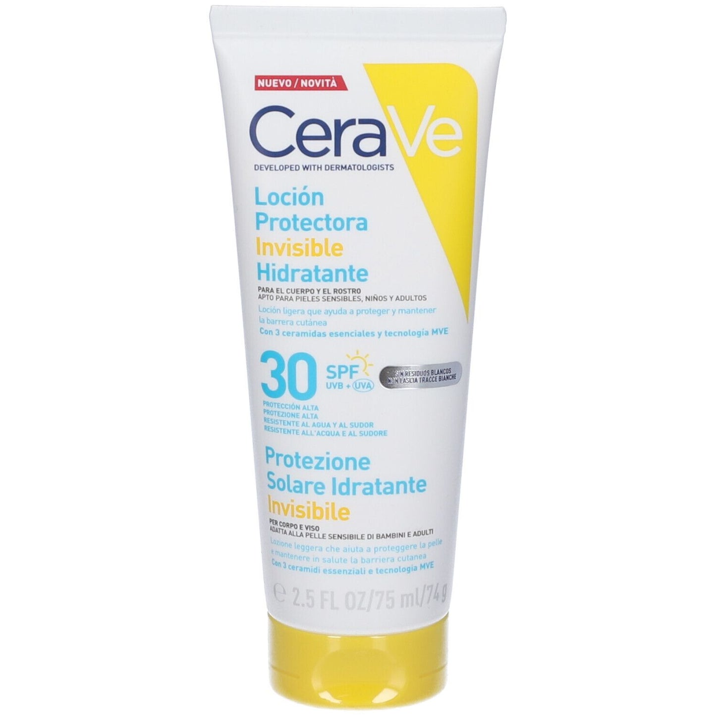 CERAVE PROTEZIONE SOLARE IDRATANTE INVISIBILE SPF 30+