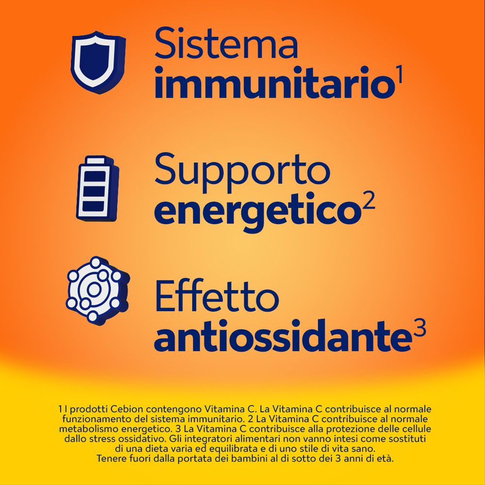 CEBION 500MG VITAMINA C GUSTO LIMONE 20 COMPRESSE MASTICABILI