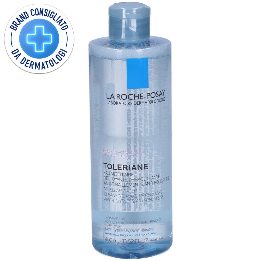LA ROCHE-POSAY TOLERIANE ACQUA MICELLARE ANTI-SECCHEZZA, ANTI-ARROSSAMENTO 400ML
