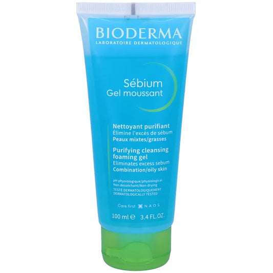 BIODERMA SEBIUM GEL MOUSSANT DETERGENTE PURIFICANTE 100ML