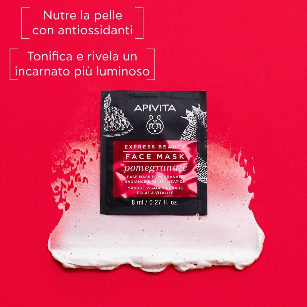 APIVITA MASCHERA VISO ILLUMINANTE E RIVITALIZZANTE 2 X 8 ML