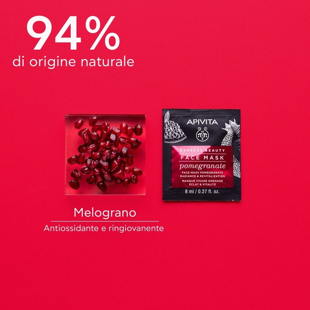 APIVITA MASCHERA VISO ILLUMINANTE E RIVITALIZZANTE 2 X 8 ML