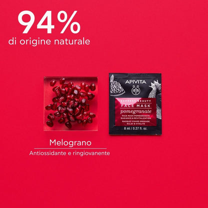 APIVITA MASCHERA VISO ILLUMINANTE E RIVITALIZZANTE 2 X 8 ML