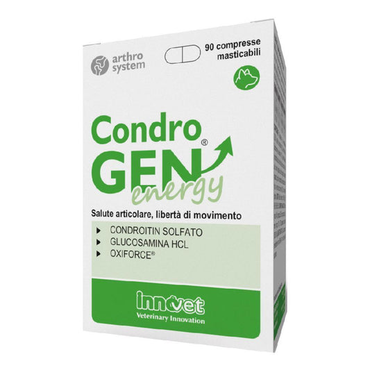 CONDROGEN ENERGY 90 COMPRESSE MASTICABILI ALIMENTO COMPLEMENTARE PER CANI