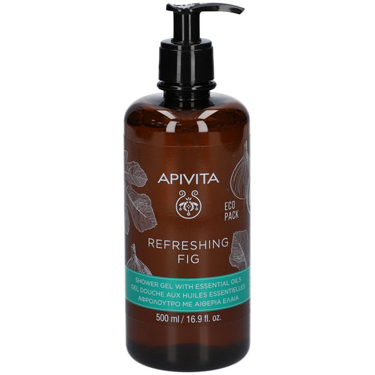 APIVITA REFRESHING FIG - GEL DOCCIA CON OLI ESSENZIALI & FICO, 500ML