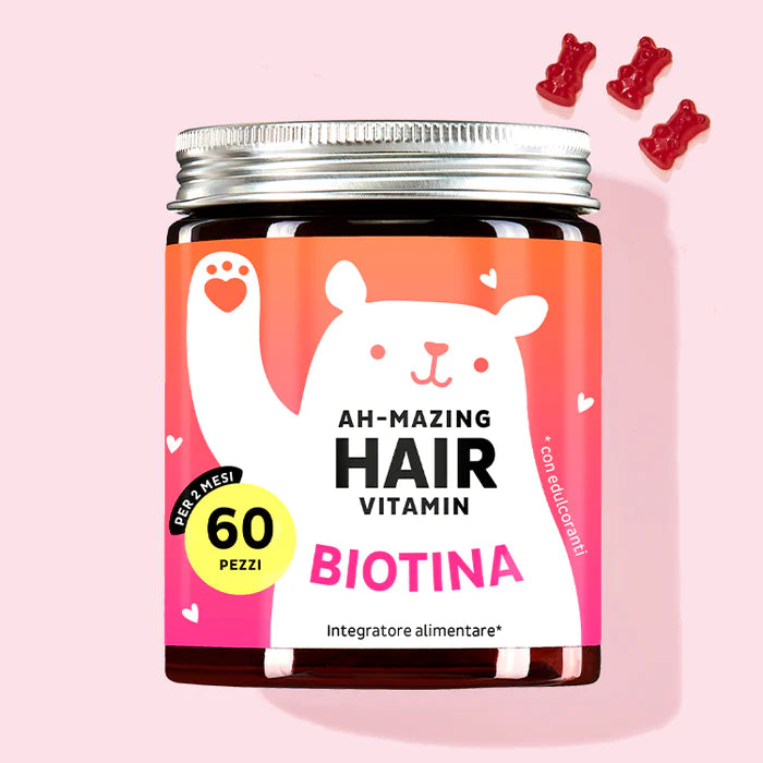 AH-MAZING HAIR VITAMIN BIOTINA 60 COMPRESSE GOMMOSE