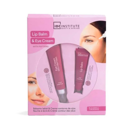 IDC ISTITUTE BEAUTY E SKINCARE EYE CREAM E LIP BALM CON PEPTIDE
