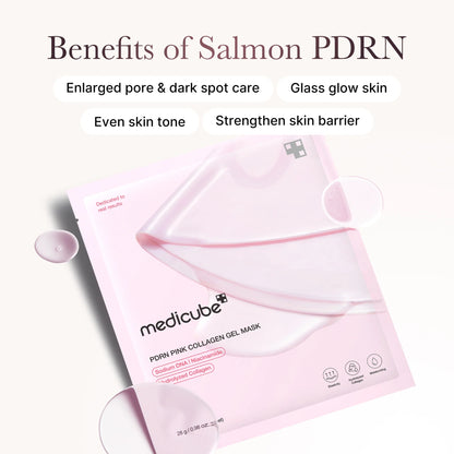 MEDICUBE SALMON PDRN PINK COLLAGEN JELLY GEL MASK