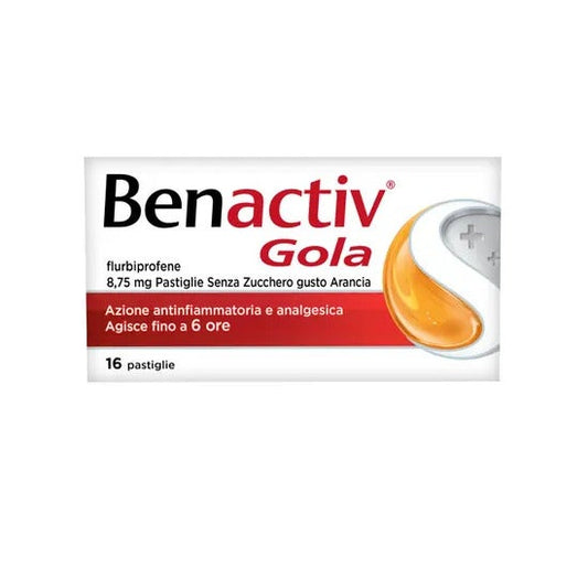 BENACTIV GOLA 16 ASTIGLIE GUSTO ARANCIA SENZA ZUCCHERO