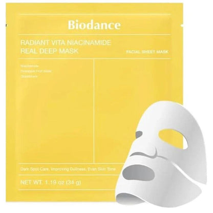 BIODANCE RADIANT VITA NIACINAMIDE REAL DEEP MASK