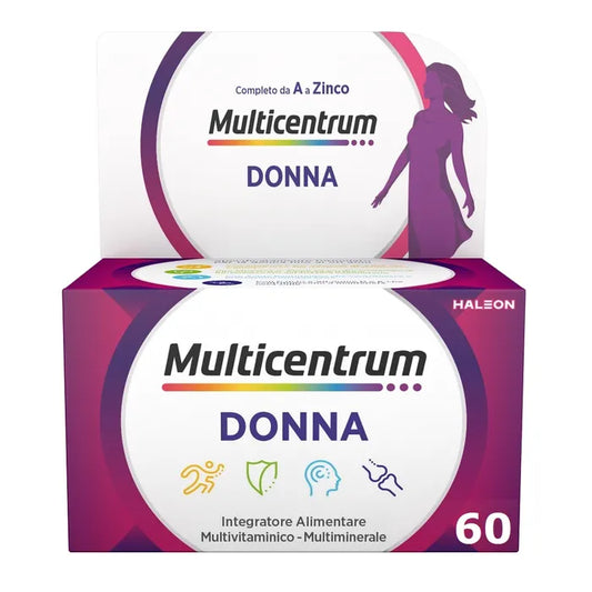 MULTICENTRUM DONNA INTEGRATORE ALIMENTARE MULTIVITAMINICO 60 COMPRESSE