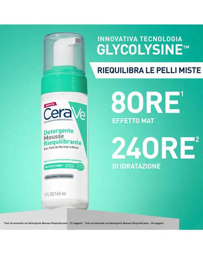 CERAVE DETERGENTE MOUSSE RIEQUILIBRANTE 148ML