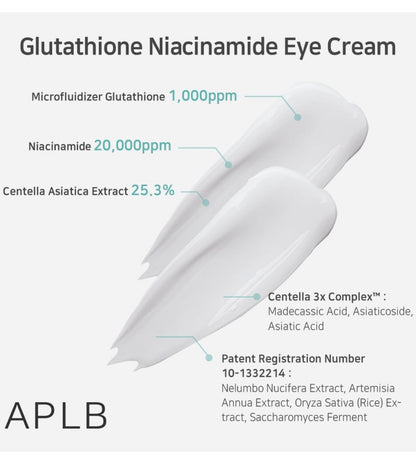 APLB GLUTATHIONE NIACINAMIDE EYE CREAM 20ML