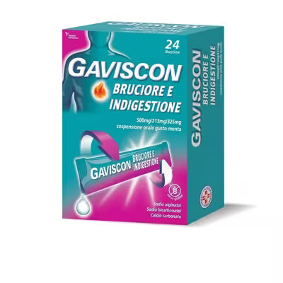 GAVISCON BRUCIORE E INDIGESTIONE 24 BUSTINE 10ML