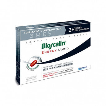 BIOSCALIN ENERGY CAPELLI UOMO 90 COMPRESSE-INTEGRATORE PER LA SALUTE DEI CAPELLI MASCHILI