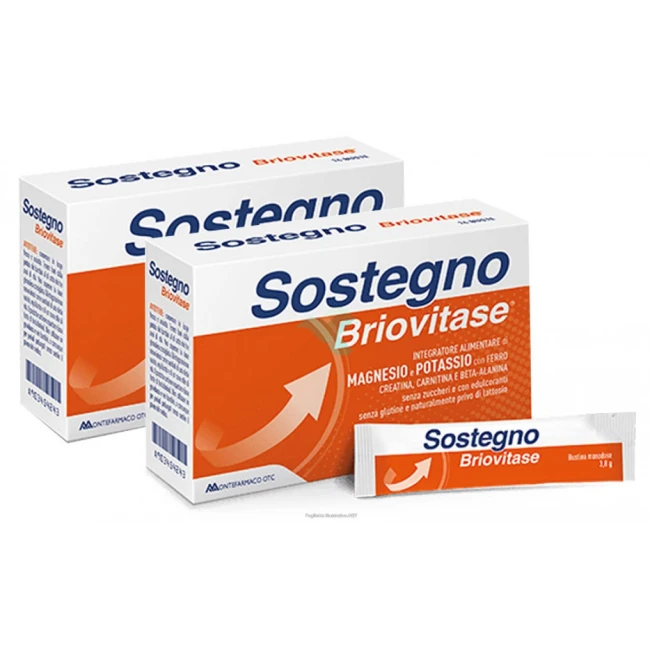 BRIOVITASE SOSTEGNO BIPACK (FORMATO CONVENIENZA) GUSTO LIMONE