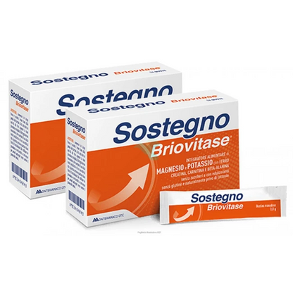 BRIOVITASE SOSTEGNO BIPACK (FORMATO CONVENIENZA) GUSTO LIMONE