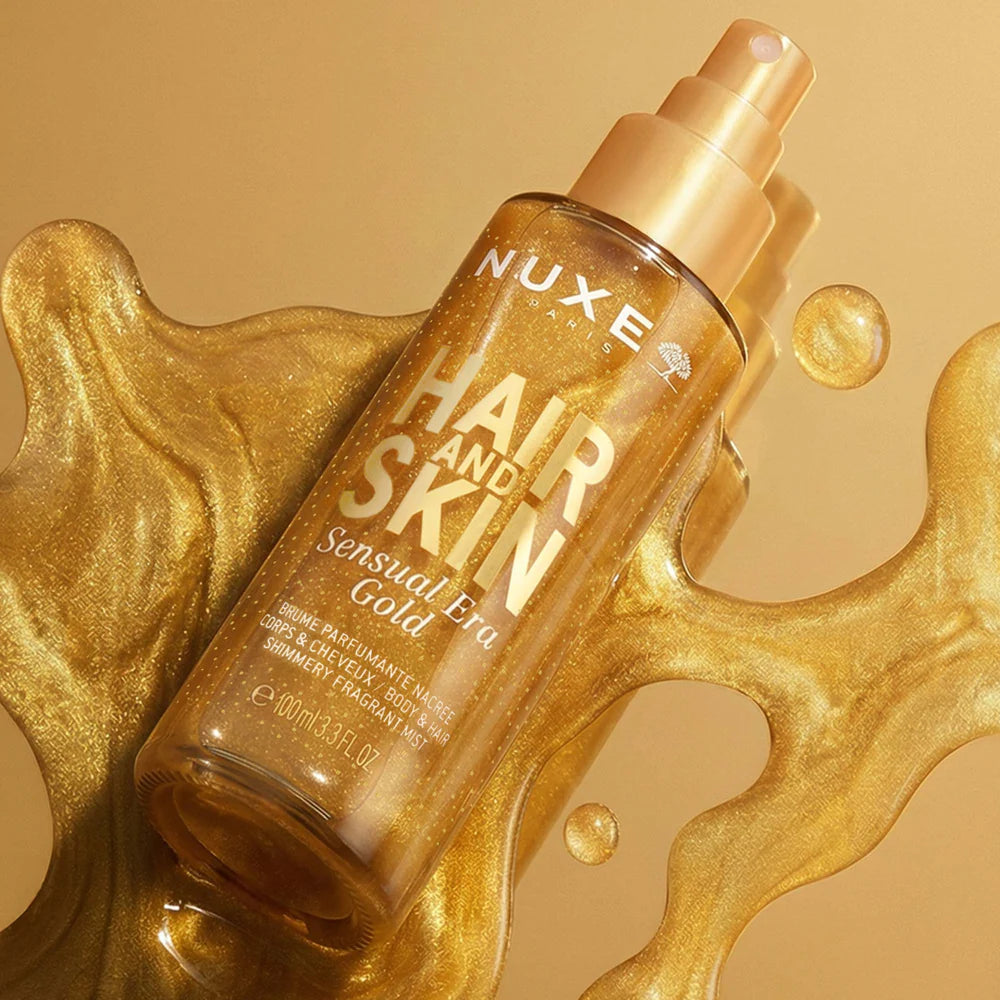 NUXE SENSUAL ERA GOLD SPRAY PROFUMATO PERLATO CORPO E CAPELLI 100ML