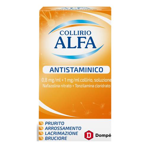 COLLIRIO ALFA ANTISTAMINICO FLACONE DA 0,8MG/ML