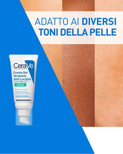 CERAVE CREMA GEL IDRATANTE ANTI- LUCIDITA' CREMA ADATTA DA MISTE A GRASSE ML52