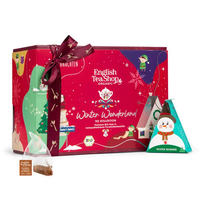 ENGLISH TEA SHOP WINTER WONDERLAND  BUSTINE A PIRAMIDE